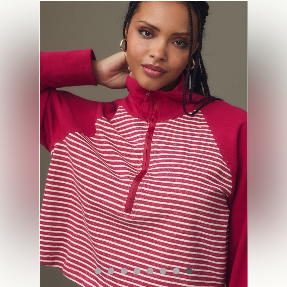 Anthropologie pilcro collard half zip pullover. NWT.